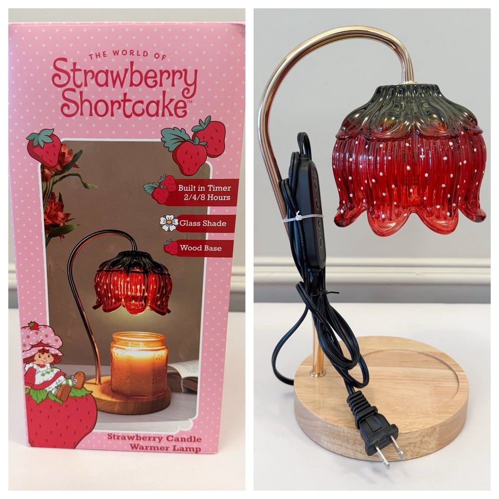 Strawberry Shortcake Candle Warmer Lamp NEW In Original Box‎
